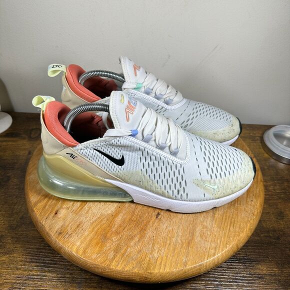 Nike Air Max 270 White‎ Sanddrift 2022 Men's Size 10.5 Shoes DQ7642-100